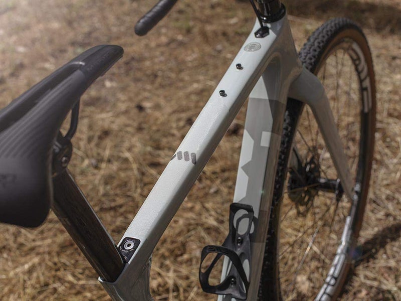 All Mountain Style Honeycomb High Impact Frame Guard Road/Gravel - Clear Bike Frame Protector Supports Universal Fitting - Helps Protect Your Bike from Scratches, Chips and Dings (Clear/Silver) - Image 4